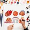 MAYJOYDIY Basketball Stencil Sports Theme Template 11.7x8.3inch Reusable Basketball Basket