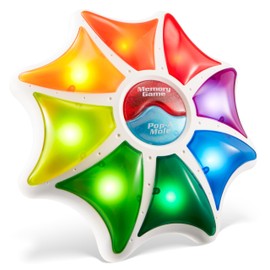 SYNCFUN Handheld Game for Kids 8-12, Portable Travel Games, Lights and Adjustable Sound, Ages 8+