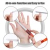 3 Pack 6.9 Inches Metal Nail File, Finger Nail Files