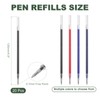 M&G Gel Pen Refills 0.7mm Fine Point, 20 Pack Quick