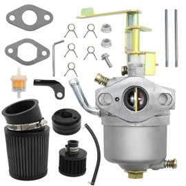 JUUDDENPARTS Carburetor Tune Up Kit Replacement for Coleman CT100U CC100X SK100 Mini Bike Replacement for Predator 79cc 99cc 68124 69733 Gas Engine Replacement for Hond 152F 154F 156F Engine (Black)