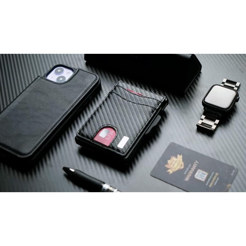 umoven Wallet for Men - with Money Clip Slim Leather