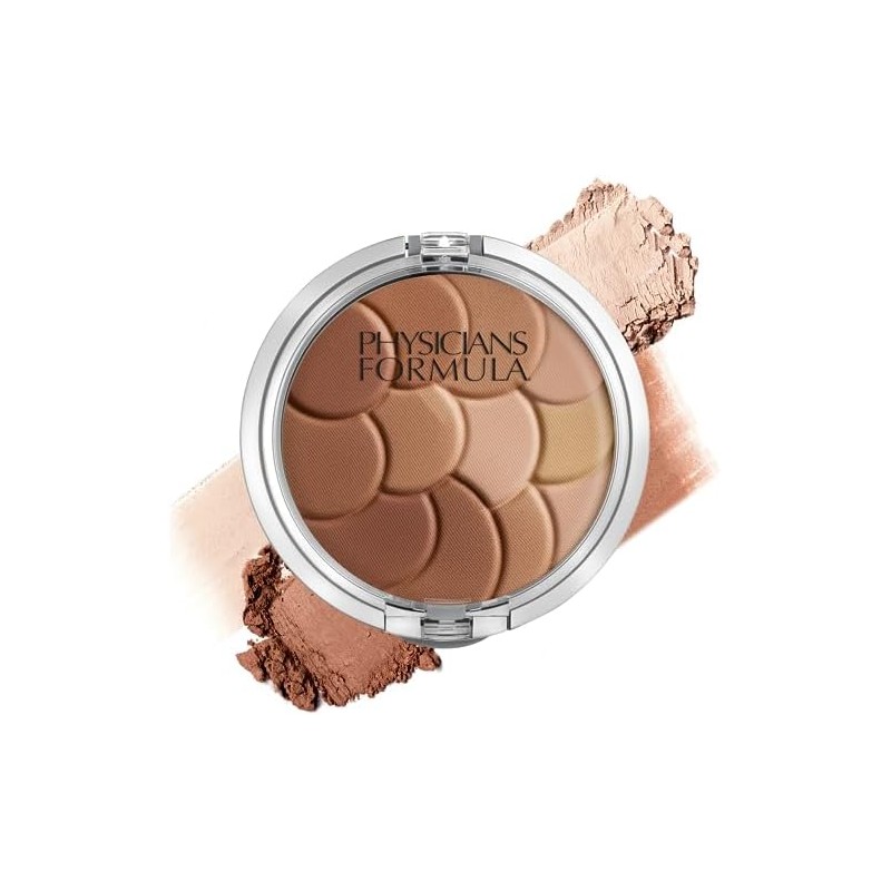 Physicians Formula Magic Mosaic Multi-Colored Custom Face Powder, Light Bronzer,