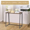 FurnitureR Folding Writing Desk, 31.5 Inches Foldable Home Office Desk,