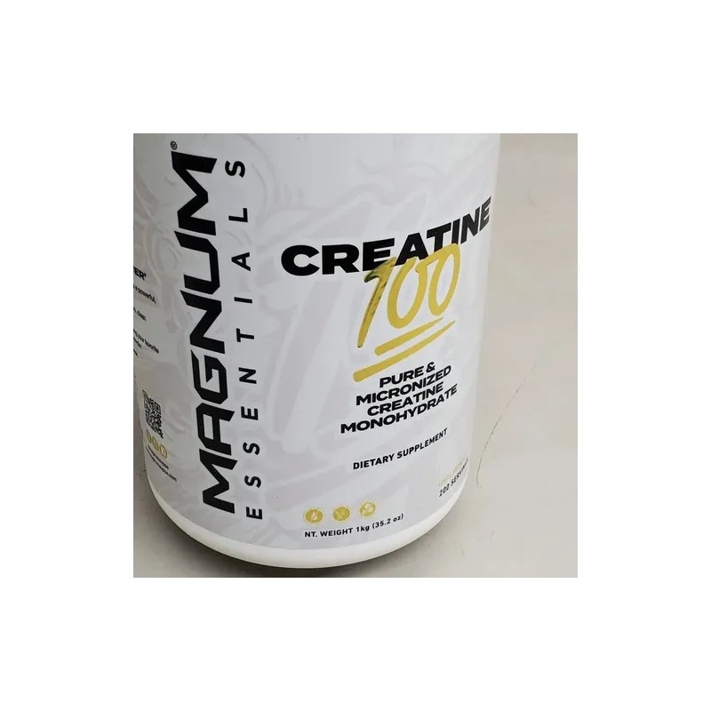 Creatina Magnum 100 Micronizada Monohidratada 200 Servicios Sabor Sin Sabor