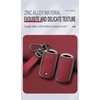 Ysbxitu 3 Buttons Zinc Alloy and Leather Smart Key Fob