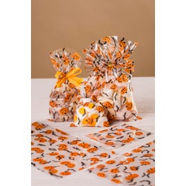 Italpak Sacchetti Trasparenti per Caramelle Halloween, Bustine Cellofan Alimenti, 50 pz (9x12,5 cm) – Ideali per Dolcetti, Regali e Feste