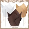 Yaomiao 600 Pcs Tulip Cupcake Liners Greaseproof Paper Tulip Muffin