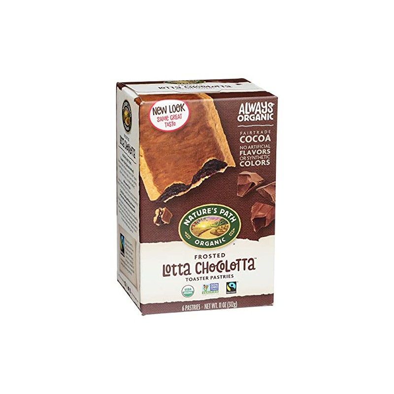 Nature's Path, Organic Toaster Pastries, Lotta Chocolotta, 6 Ct