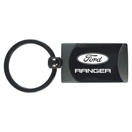 Ford Ranger Two-Tone Rectangular Key Fob (Gun Metal)