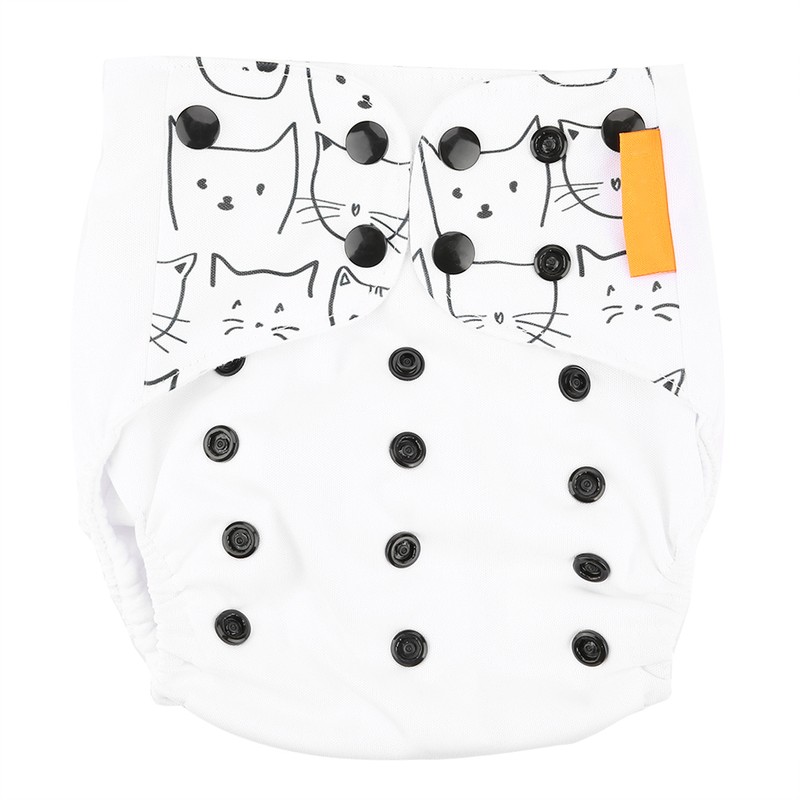 4pcs/set Baby Cloth Diaper Cover Washable Reusable Newborn Nappy Cover