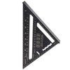 12 Inch Aluminium Alloy Triangle Protractor, Oxidation Roof Triangle Angle