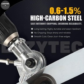 Sheet Metal Cutter Drill Attachment for Iron, Steel, Copper and Aluminum