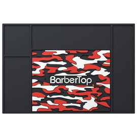 Barber Slip Mat, Barber Mat Organizing Salon Haircutting Shaving Tools Slip Resistant Barber Table Mats Station Organizer Barber Tools Clippers Pad for Beauty Salon Barbershop