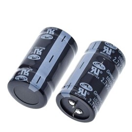 TOKERU 2Pcs 500F 2.7V Round Through-Hole Mount Super Capacitor, Drops Automobile Capacitor, 35mm 60mm