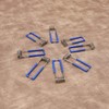 SING F LTD 24PCS Retaining Spring Clips Securing Clamps Light