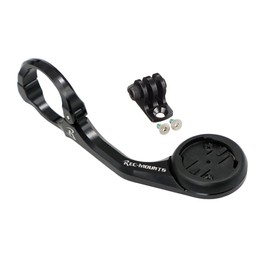 [LEC MOUNT] Garmin Combo Mount Long, Right Side Cantilever Type (Standard Width) for 31.8mm (Black) [GM-AERO85+GP] Edge 1050 Compatible