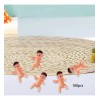 100x Mini Tiny Babies Figuras De Bebé Mensuales L