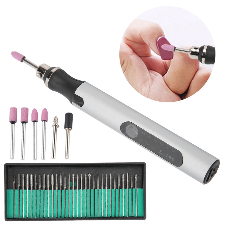 Electric Micro Engraver Pen Mini DIY Vibro Engraving Tool Kit