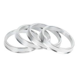 INFINAUTO Hub Centric Rings, 57.1mm ID to 65.1mm OD Vehicle Wheel Hubrings Aluminum Alloy, 4 Pcs
