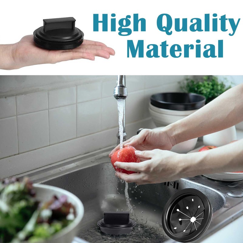 2 PCS/Set Garbage Disposal Splash Guards and Garbage Disposal Stopper,Sink