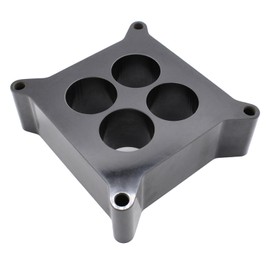 YUCHENSHLP 2" Ported Phenolic Carburetor Spacer Fits Holley Chevy Ford 4BBL SBC BBC BB SB