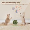Potaroma Interactive Cat Feather Toys 5 Pcs, Cat Teaser Retractable