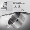 Duxtop Professional Stainless Steel Cookware Induction Ready Impact-bonded Technology (4.2Qt