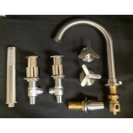 dxv Tub Filler American Standard DXV Percy Brushed Nickel D35105970.144 1A2 & F6