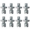 M8 Clutch Brake Cable Adjuster Nut Bolt 8 Pcs Universal