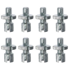 M8 Clutch Brake Cable Adjuster Nut Bolt 8 Pcs Universal Silver Nut Bolt Car Assessories Parts Motorcycle Replacement for Motorcycle, Motorcycle, Vehicle