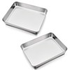 P&P CHEF 9.3 Inch Stainless Steel Sheet Cake Pan, Rectangular