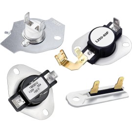 Beaquicy UPGRADE 3387134 Cycling Thermostat 3392519 Dryer Thermal Fuse as picture