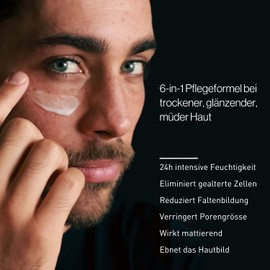 JUNGKRAUT Alpine Performance Face Fluid for Men, 1 x 50 ml, Natural Men's Face Cream with Hyaluronic and Anti-Ageing Effect, Provides Intensive Moisture, Ultralight and Fast Absorbing