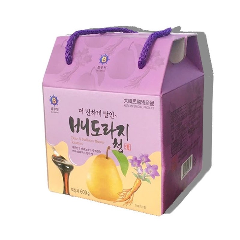 Domestic Baedorajicheong pure food for bronchial tubes, seasonal food tea