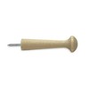 Screw-On Shaker Pegs Birch Hardwood - 2.9-Inch Wood Length Plus