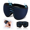 Sleep Mask with Bluetooth Headphones, 3D Sleep Mask Wireless Music
