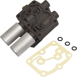 Transmission Dual Linear Shift Solenoid with Gasket 28250-RDK-014 Compatible with Honda Acura Accord Odyssey Pilot Ridgeline 28250-PVG-004
