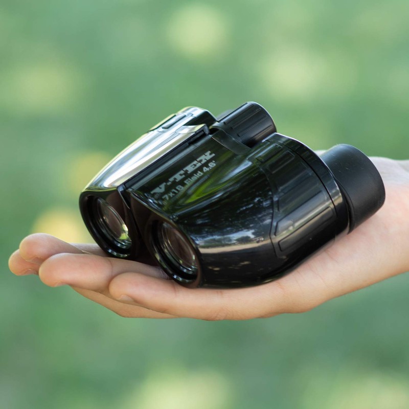 Kenko VT-0718BK V-TEX 7x18 Polo Prism Binoculars, 7x, 18 Calibers,