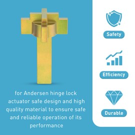 ArrogantF Door Lock Actuator Replacement for Anderson Patio Door,Fit for Andersen 400 200 Series Frenchwood Hinged in-Swing & Out-Swing Doors Handle,from 1988 to Present, Part# 2579542