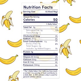 Ternio Dried Banana Chips - 1 lb/453g - Sweetened Dehydrated Banana Flakes - Bulk Healthy Dried Fruit Snack - 100% Natural.