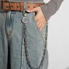 Nagpew 2 Pieces Skull Wallet Chain, Vintage Skull Jean Chain