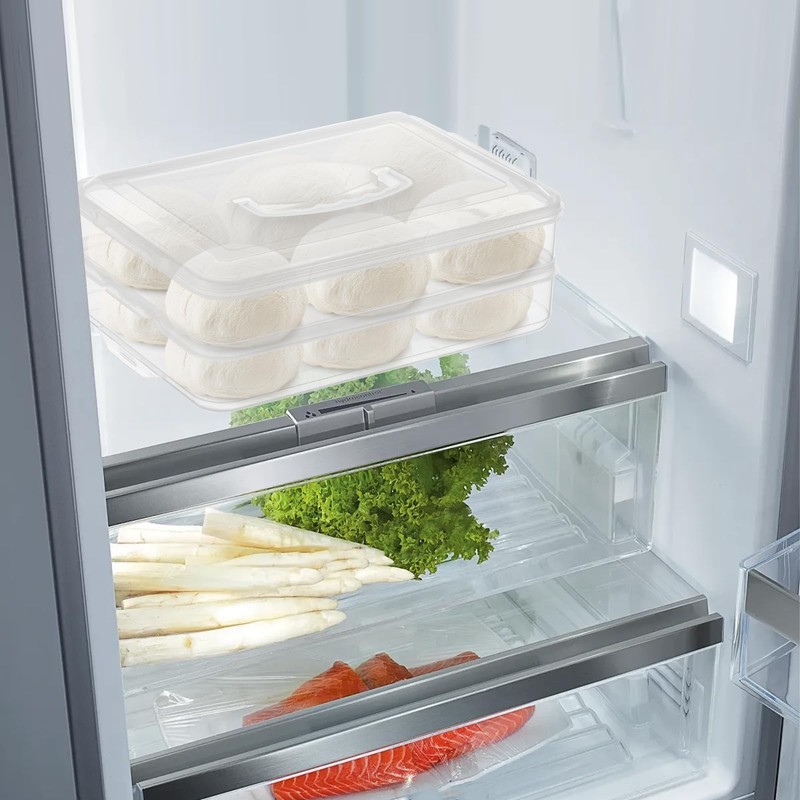 FMOACEN 3PCS Pizza Dough Proofing Box, 12.2 x 8.6 Inch