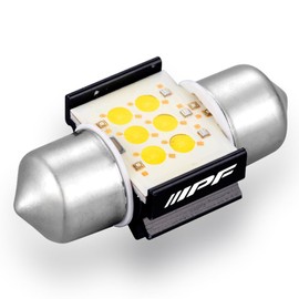 M's Basic by IPF AMZ-RB002 Room Lamp, LED, For Cars, T10x31, T8x28, 100lm, 6000K, White, 12V, COB, Surface Luminescent