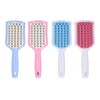 4pcs Hair Detangling Brush Hollow Out Curved Vented Hair Styling