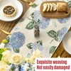 JYJLLM sunflower linen table runner，Seasonal Spring Kitchen Dining Table Decoration