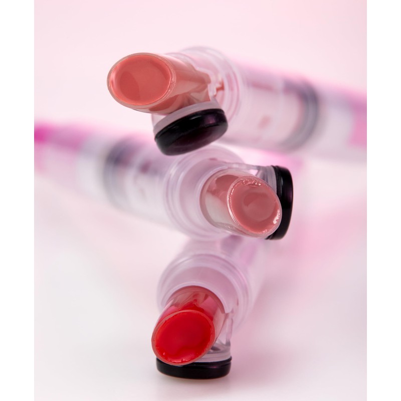 CLICKA One-Touch Retractable Tinted Lip Balm, Moisturizing Lip Gloss with