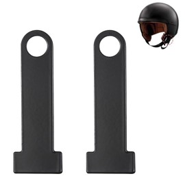 EUYKQNOI Motorcycle Helmet Lock Heavy Duty Stainless Steel D-Ring Helmet Lock with Key Ideal for Secure Storage of Motorcycle Helmets When Parking, Pack of 2