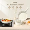 GiPP Ceramic Pots and Pans Set Non Stick, Nonstick Detachable