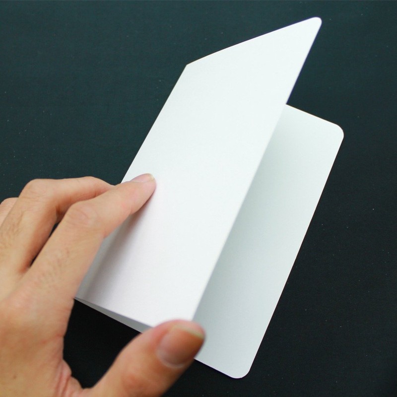 マルアイ 挨拶状 用紙 二つ折り カード 50枚 ケント風 FSC認証 GP-A53